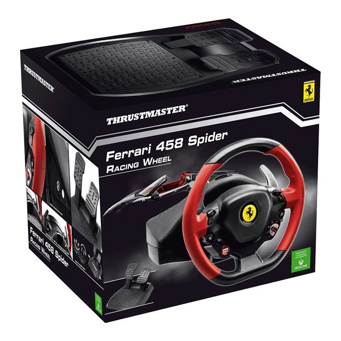 Thrustmaster Ferrari 458 Spider - set volan in pedala XBOX 5