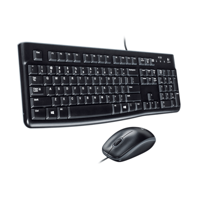 Tipkovnica in miška Logitech Desktop MK120, USB, US 2