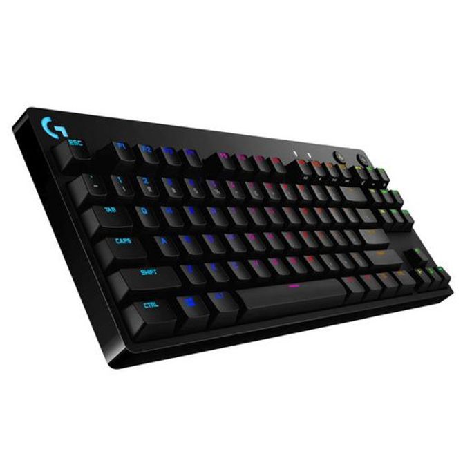 Tipkovnica Logitech G PRO, GX Blue Clicky, USB, SLO g. 3