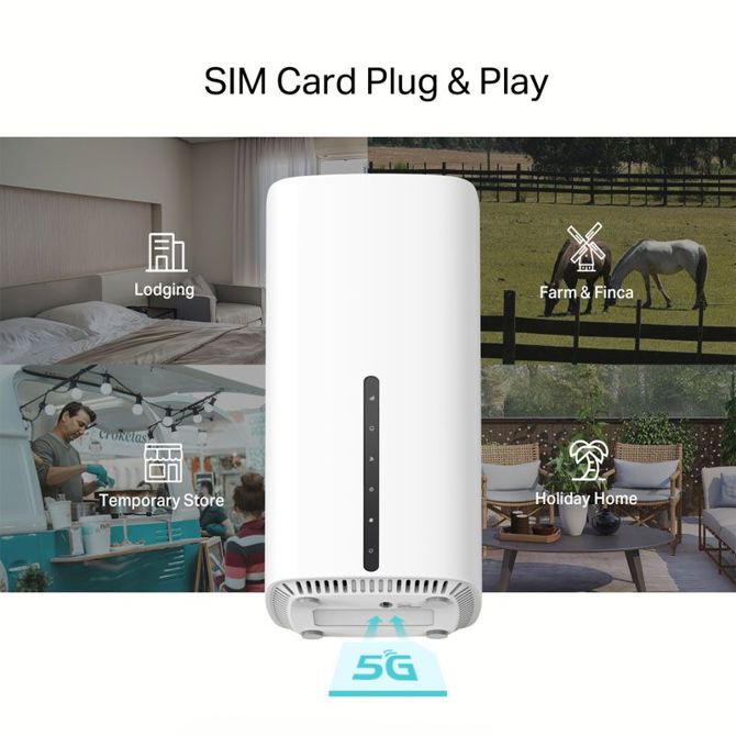 Brezžični usmerjevalnik-router TP-LINK Archer NX500 5G AX3000 SIM 4