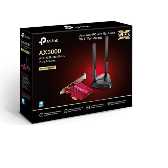 TP-LINK AX3000 Wi-Fi 6 Bluetooth 5.2 PCIe Adapter 28ffxrdan0l 3