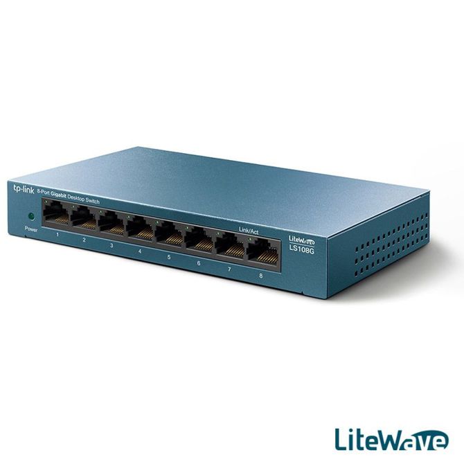 Mrežno stikalo TP-LINK LiteWave LS108G 8-portno 10/100/1000Mbps  2
