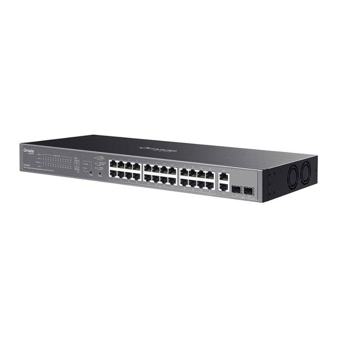 Stikalo  TP-Link Omada ES228GP 28-portno gigabitno, 24× PoE+, L2 upravljano, QoS, VLAN 3