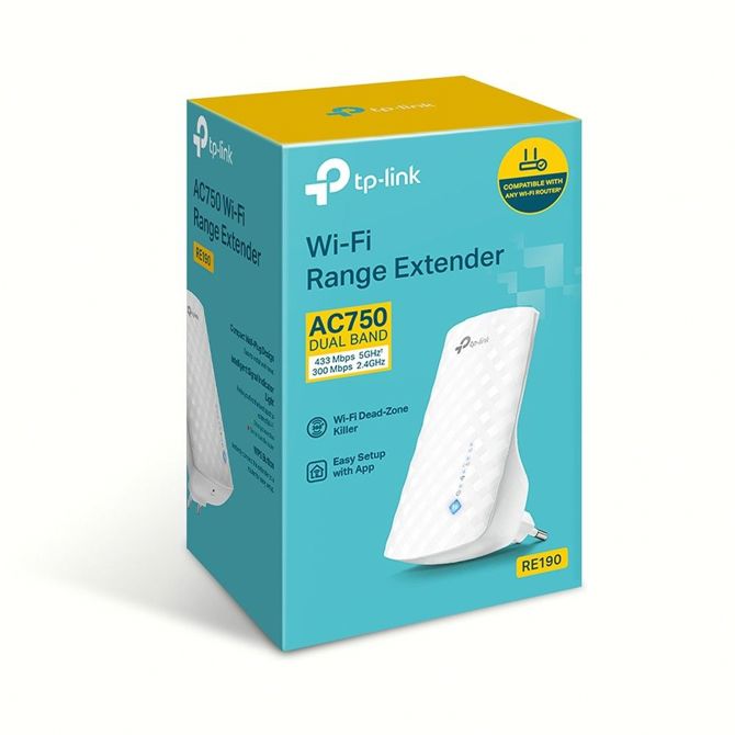 TP-LINK RE190 - AC750 Wi-Fi Range Extender 4