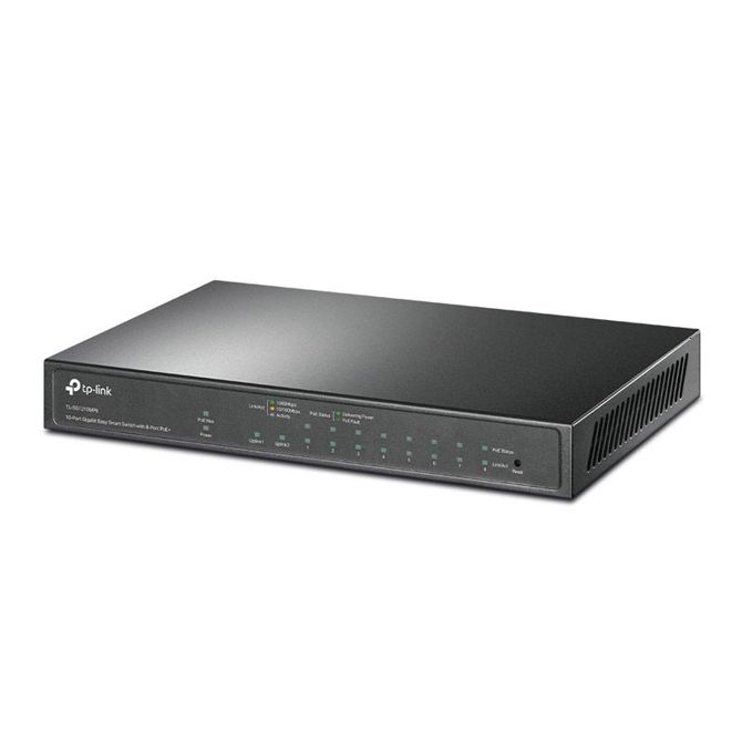 TP-LINK TL-SG1210MPE 10-Port 9x Gigabit (8x PoE+) RJ45 1x Gigabit SFP/RJ45 Combo Easy Smart mrežno stikalo switch 2