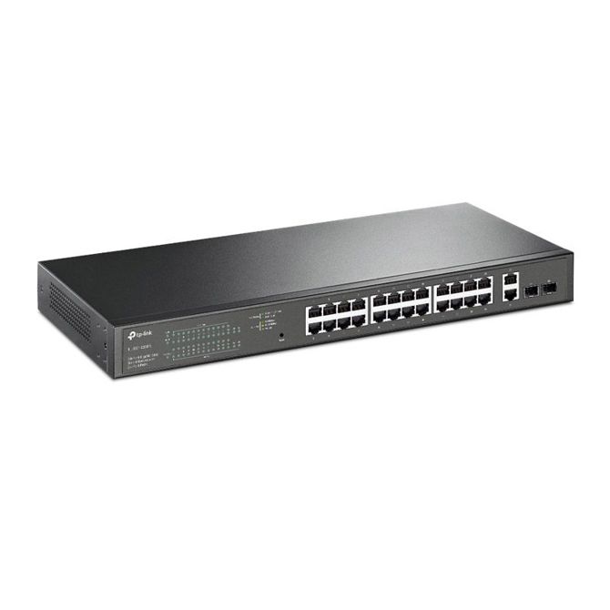 TP-LINK TL-SG1428PE 28-Port Gigabit (24x PoE+) 2x Gigabit RJ45 2x Gigabit SFP Easy Smart mrežno stikalo switch 2
