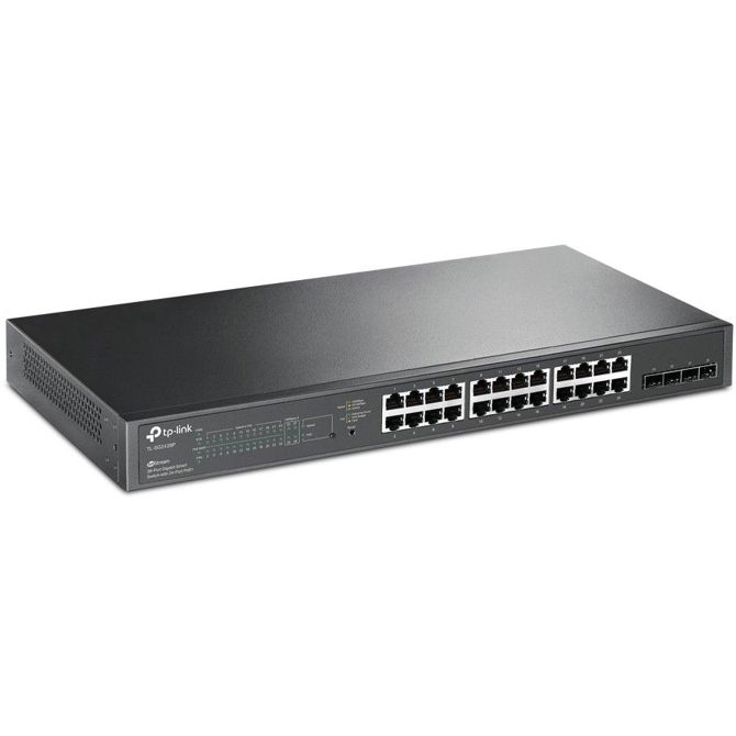 Omrežno stikalo TP-Link TL-SG2428P M RM, PoE+, kompatibilno z Omado 2