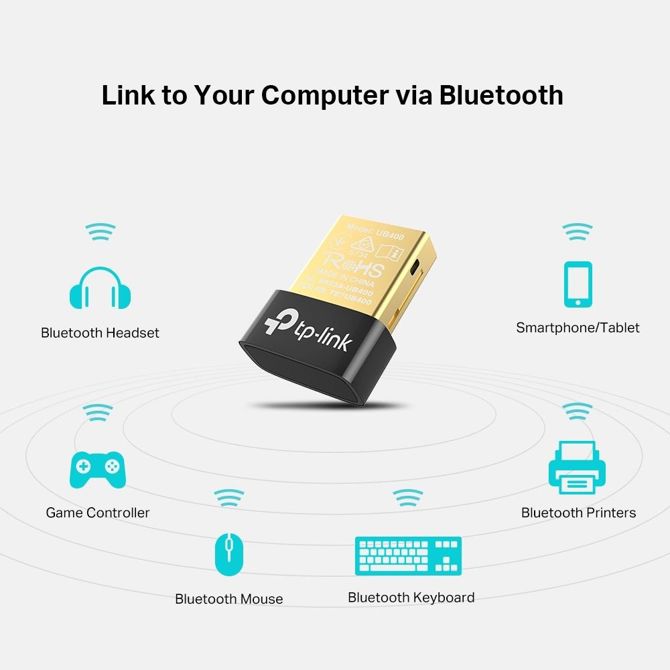 TP-LINK UB400 - USB Typ-A - Bluetooth - Schwarz 4