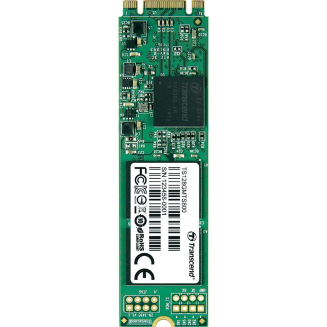 TRANSCEND MTS800 128GB SSD SATA3 M.2 2280 disk  - TS128GMTS800 2