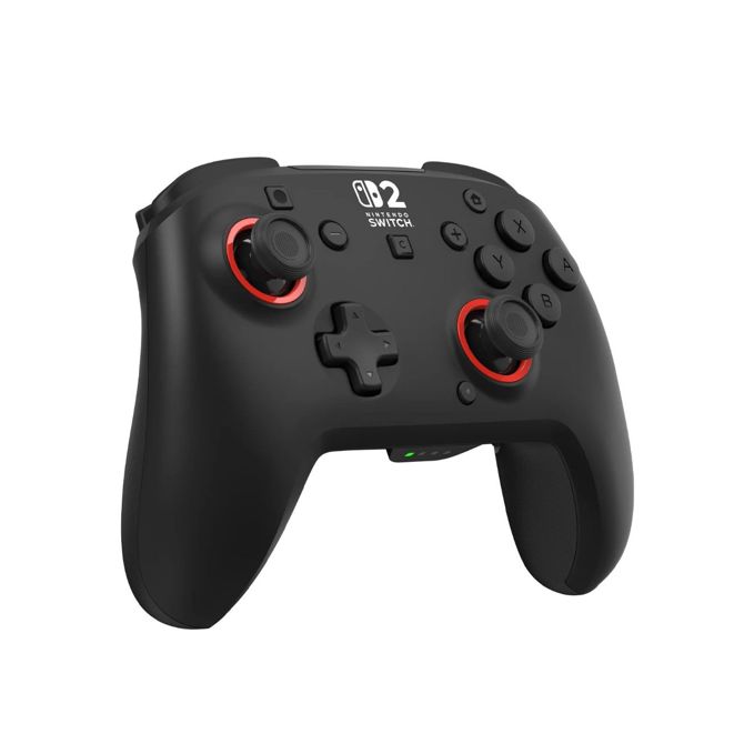 Brezžični igralni plošček Turtle Beach Rematch za Nintendo Switch 2, TMR analogni ročici, do 40 ur baterije, črne barve 2