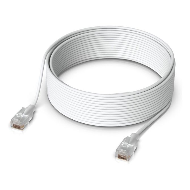 Ubiquiti patch-kabel 15m CAT6 UACC-CABLE-PATCH-EL-15M-W 15m UniFi Etherlighting patch kabel (maks. 2,5 GbE) 2