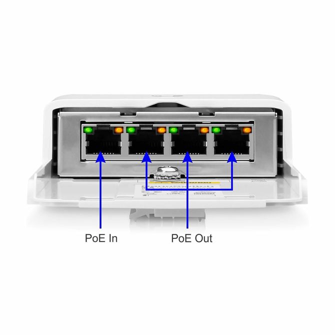 Ubiquiti stikalo 1G  4-port NanoSwitch zunanje N-SW 5