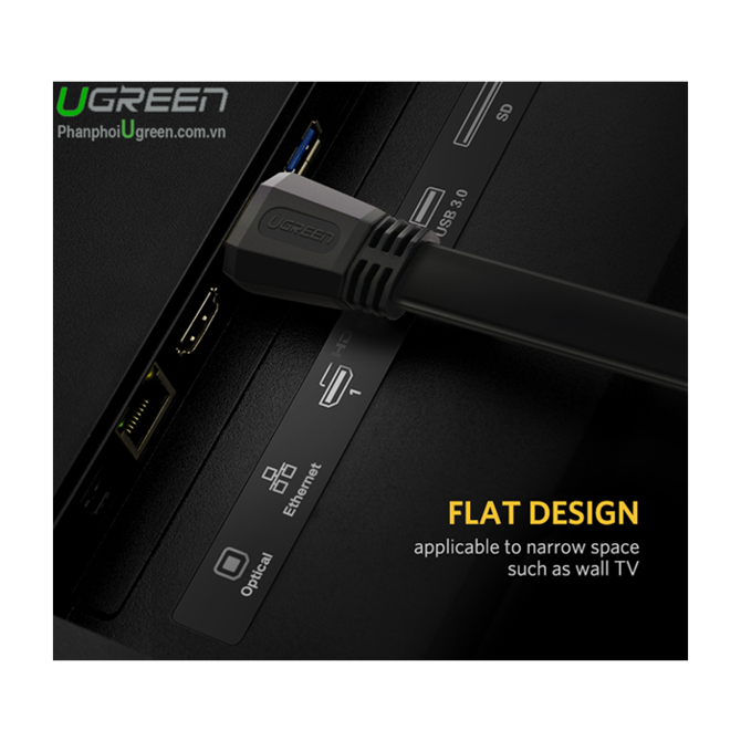 Ugreen HDMI 1.4 Flat kabel 5m - box 3