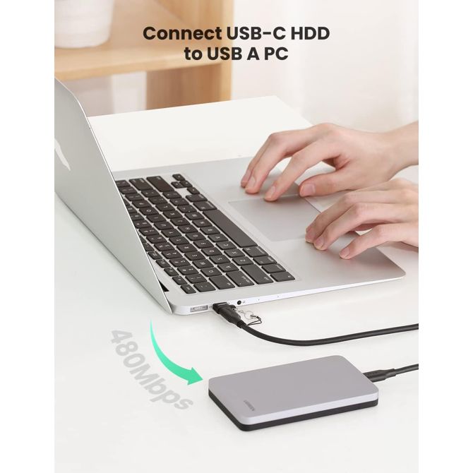 Ugreen ultra majhen adapter USB-A v USB-C 2