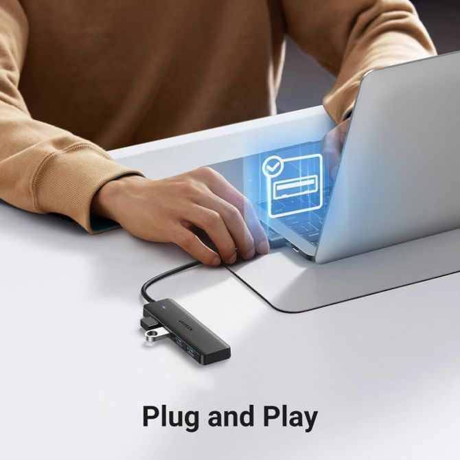 Ugreen USB 3.0 Hub s 4x USB-A priključki 3