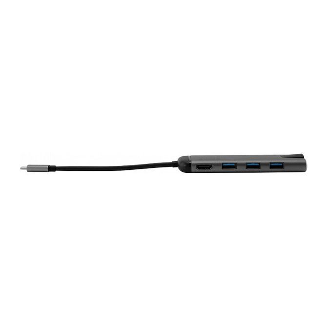 USB-C HUB 7-port > 3xUSB 3.0/USB-C/HDMI/Ethernet/SDmicroSD pasivni Verbatim črno-siv 6