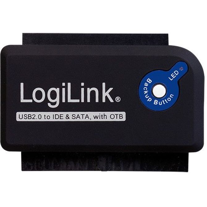 LogiLink USB 2.0 > 2,5 + 3,5 IDE + SATA Adapter Schwarz 5