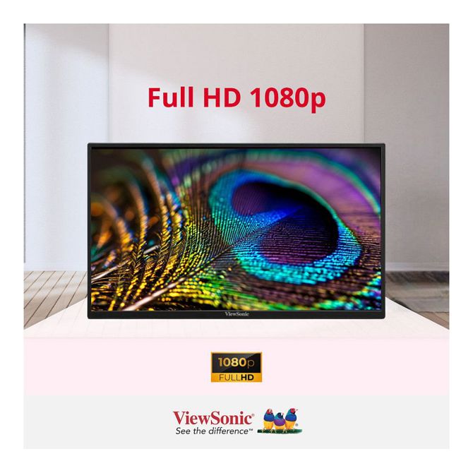 VA1650 LED-monitor 40,6 cm (16") - 1920 x 1080 - 60 Hz - 7 ms - 1x HDMI, 1x USB-C, 1x 3,5 mm avdio izhod (VA1650) 6