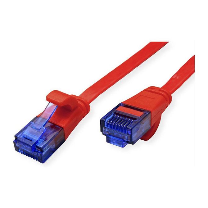 VALUE patchkabel kat. 6A (razred EA) UTP, ekstra tanek, črn, 1 m 2