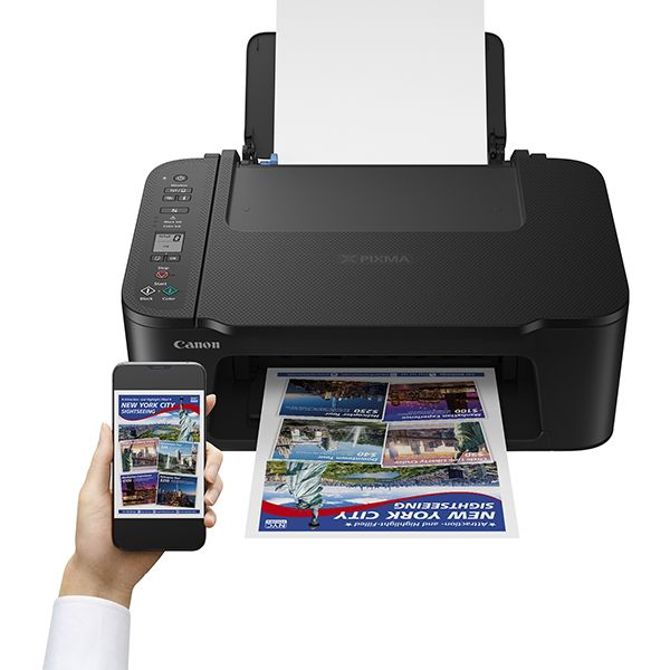 Večfunkcijski barvni brizgalni tiskalnik Canon Pixma TS3750i (črn) 5