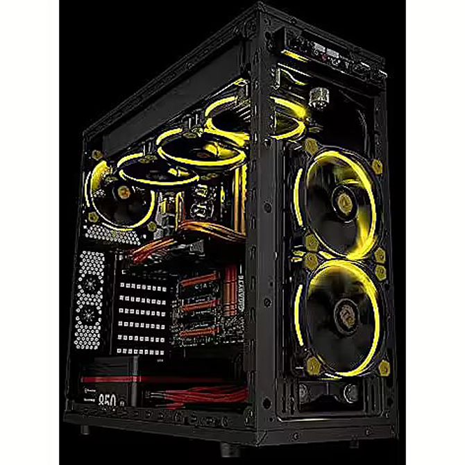 Ventilator za PC Thermaltake Riing 14 LED 140x140x25 (črno/rumeno, 140 mm) 2