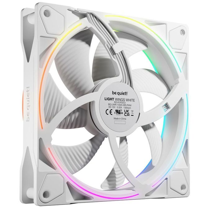 Ventilator za PC  Be Quiet! Light Wings PWM 140 mm  (bela, 140 mm) 3