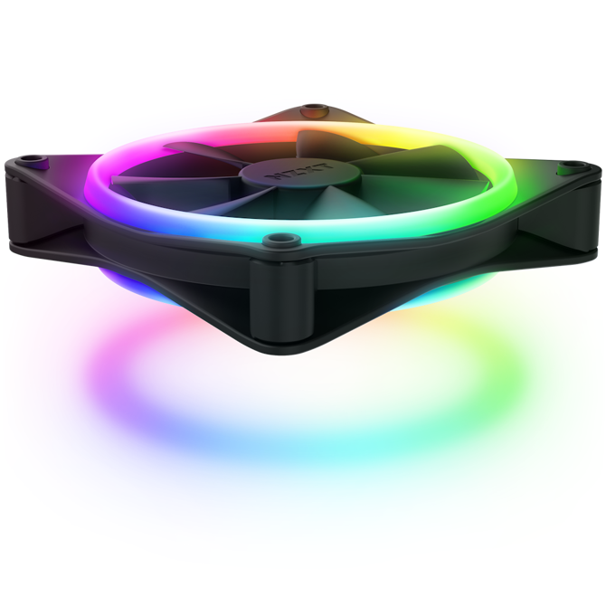 Ventilator za računalnike Nzxt F120 RGB Duo 3x120 mm, LED osvetlitev, 500–1800 vrt/min, FDB ležaj, bel 2