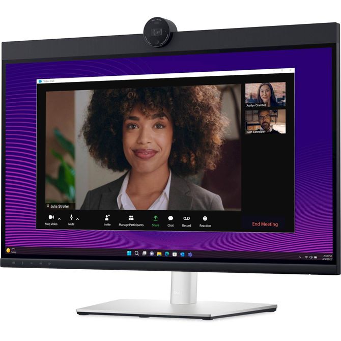 Videokonferenčni monitor Dell P2724DEB, 68,58 cm (27), 2560 x 1440 (QHD), IPS, 350 cd/m2, 60 Hz, 5 ms, HDMI, DP, USB-C 90 W 2