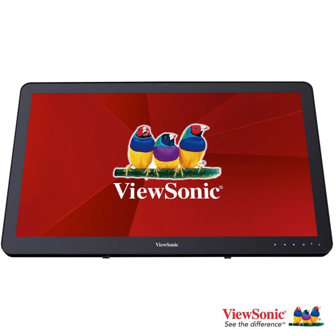 Monitor na dotik ViewSonic TD2430, 59,94cm (23,6), FHD (1920 x 1080), VA, 10 ms. 60 Hz, 200 cd/m2, HDMI, VGA, DisplayPort, črn 2