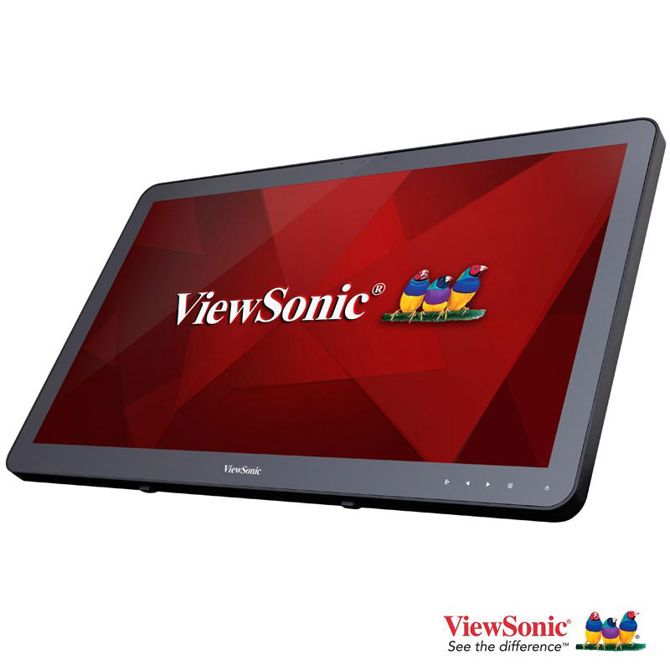 Monitor na dotik ViewSonic TD2430, 59,94cm (23,6), FHD (1920 x 1080), VA, 10 ms. 60 Hz, 200 cd/m2, HDMI, VGA, DisplayPort, črn 3
