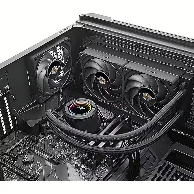 Vodni hladilni sistem Thermaltake TOUGHLIQUID 240 EX Pro ARGB Sync  240 mm (črno) 2