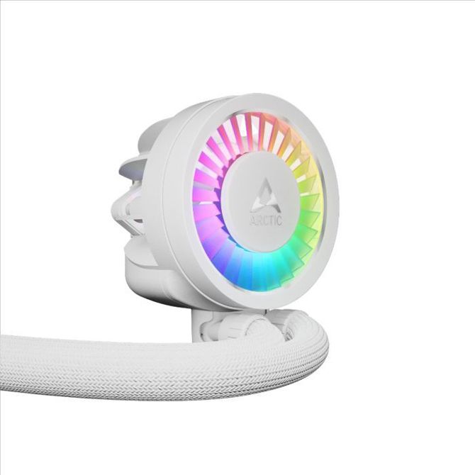 Vodni hladilni sistem  Arctic Liquid Freezer III Pro 360 A-RGB, 3x 120 mm radiator, aluminij/baker, A-RGB osvetlitev, do 3000 vrt/min, bel 4