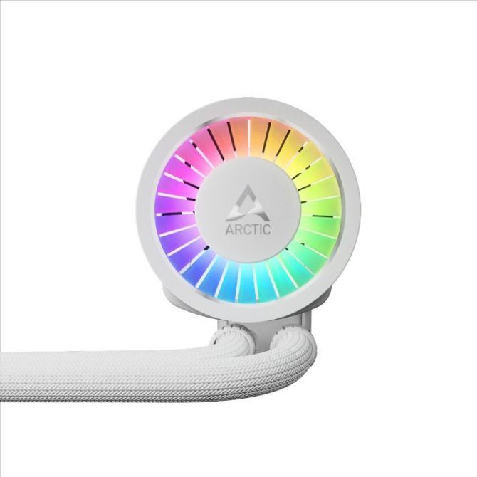 Vodni hladilni sistem  Arctic Liquid Freezer III Pro 360 A-RGB, 3x 120 mm radiator, aluminij/baker, A-RGB osvetlitev, do 3000 vrt/min, bel 5
