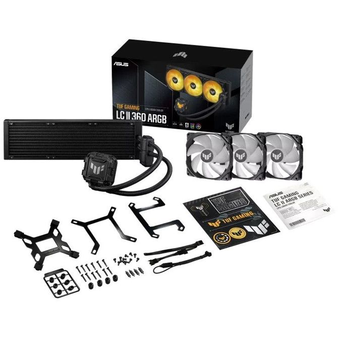 Vodni hladilni sistem Asus TUF GAMING LC II 360 ARGB  (črna) 5