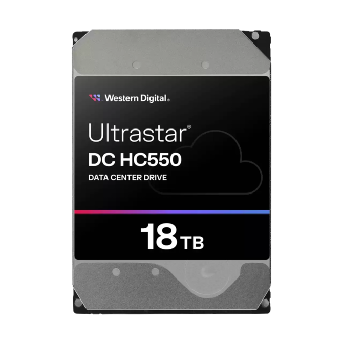 Vgradni HDD disk HGST/WD 18TB SATA 3 6GB/s 512MB 7200 ULTRASTAR DC HC550 512e - WUH721818ALE6L4_0F38459 2