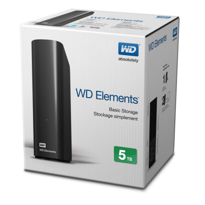 Zunanji disk WD Elements Desktop 5TB 3,5'' USB 3.0 3