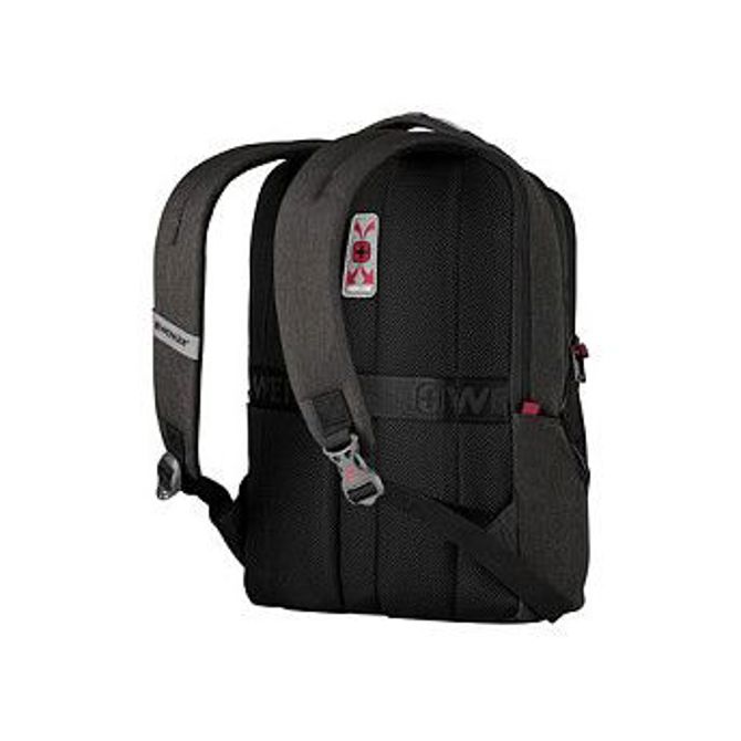 Nahrbtnik za prenosnik Wenger MX Professional 16, siva, predal za tablico, vodoodporna zadrga, prostornina 21 l, poliester 2