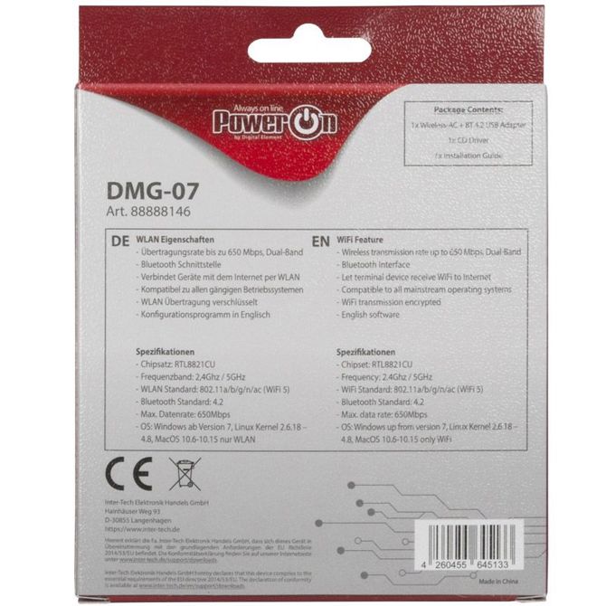 WLAN adapter Inter-Tech DMG-07 4