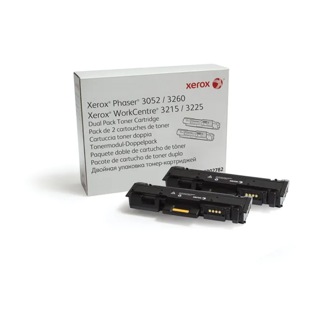 XEROX 106R02782 Dual Pack Black Toner Cartridge za Phaser/WC za 6.000 strani črni toner 2