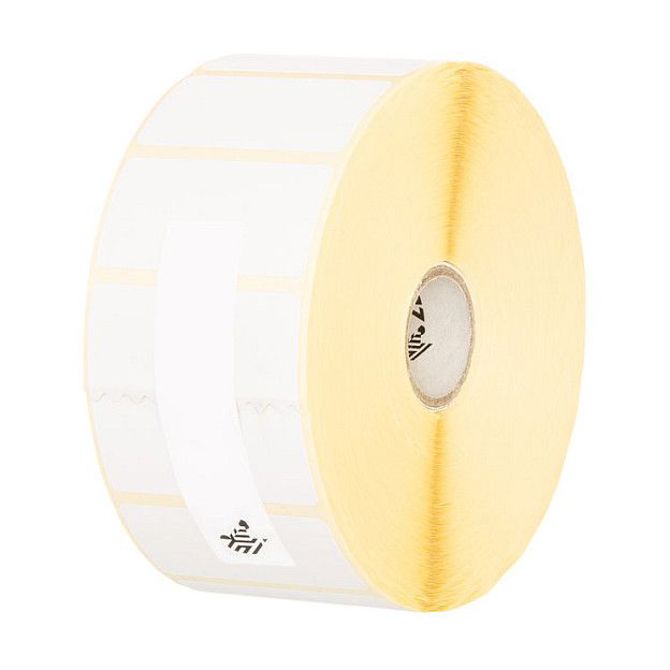 Zebra Z-Select 2000T - mat - s trajnim akrilnim lepilom - prevlečena - perforirana - bela - 102 x 102 mm 8400 etiket (12 rolic) 2
