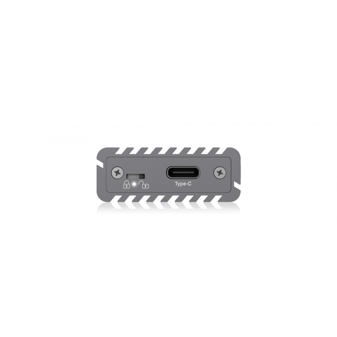 Zunanje aluminijasto ohišje tipa C Raidsonic IcyBox IB-1817M-C31 za M.2 NVMe SSD sivo 2