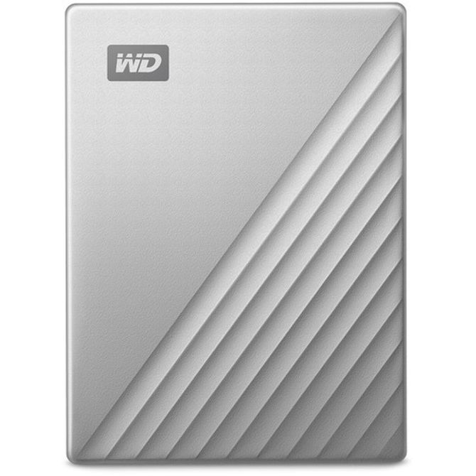 Zunanji HDD disk WD My Passport Ultra 4 TB, Externe Festplatte USB-C 3.2 Gen 1, srebrna 2
