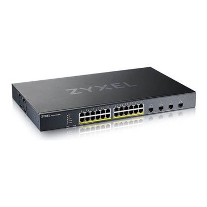Stikalo ZYXEL XGS1935-28HP 28 Port Smart Managed PoE Switch 24x Gigabit PoE and 4x10G SFP+ hybrid mode standalone or NebulaFlex Cloud 375W 2