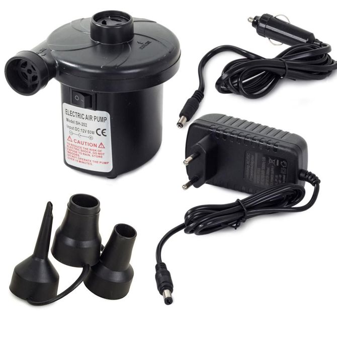 Tlačilka za vzmetnice - pumpa za žoge in blazine na plaži 230V-12V