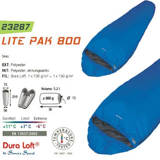 Spalna vreča HIGH PEAK LITE PAK 800 SNF23282