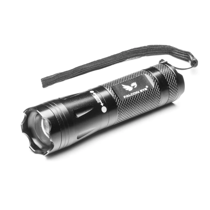 Svetilka MacTronic Cree XP-E, LED, žepna, s fokusom, 250 lm, siva 