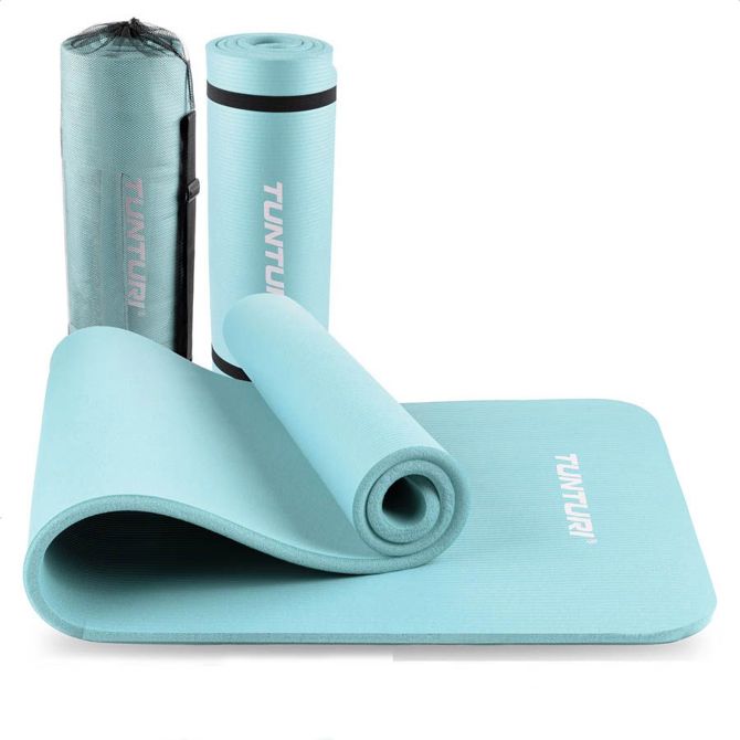 Blazina za fitnes svetlo modra 15 mm