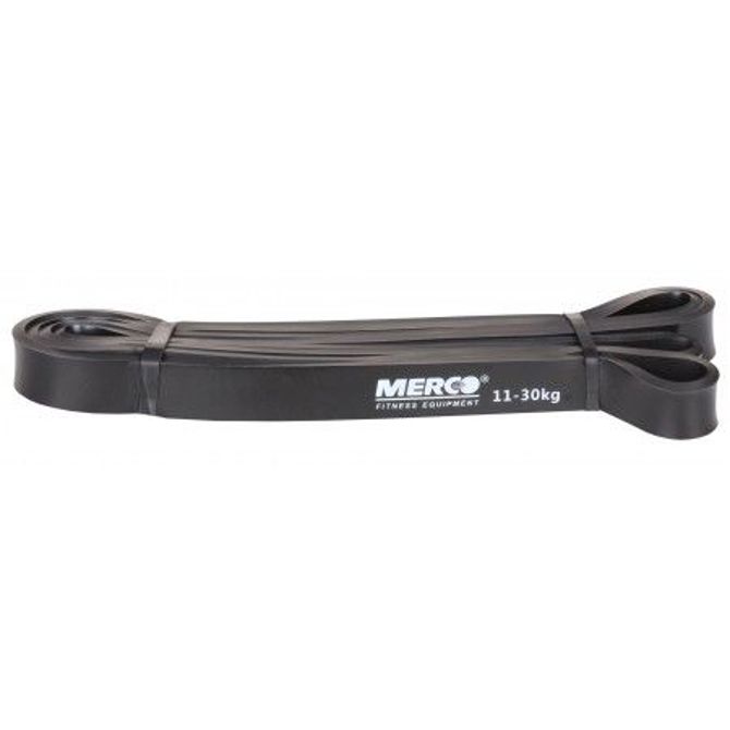 Fitnes elastika 208 cm črna 11-30 kg