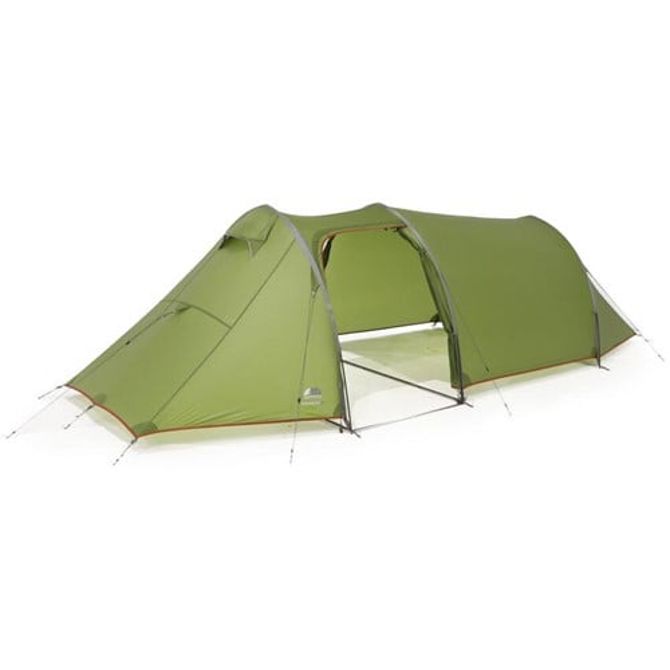Šotor Vango Tunnel F10 Xenon UL 2 Plus (zelen, z velikim preddverjem za prtljago)