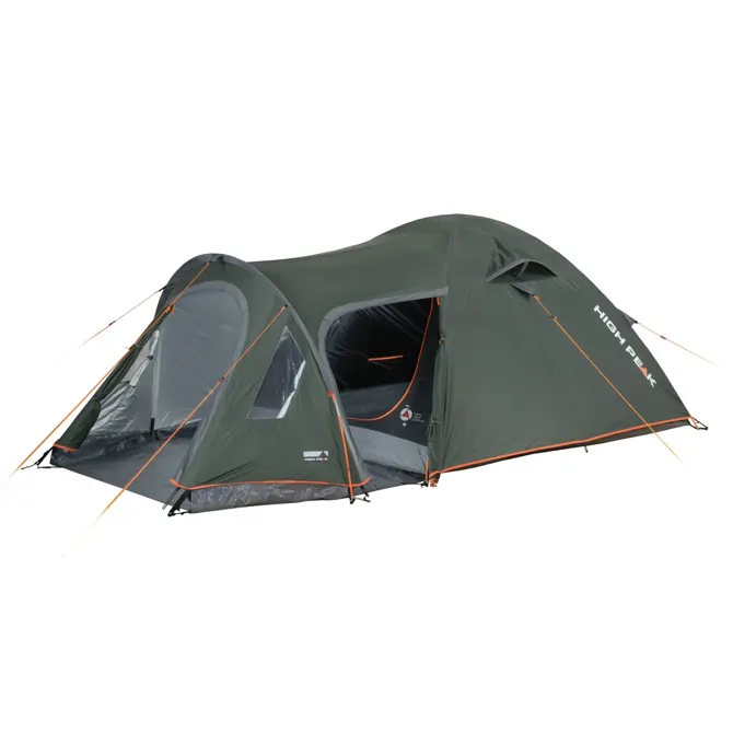 Šotor High Peak Kira 3.1 za 3 osebe, kupolasta oblika, vodni stolpec 3000 mm, zatemnjena spalna kabina, UV zaščita 80